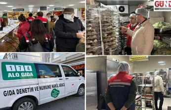 Edirne'de gıdaya yakın takip