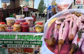 Edirne'de kışın habercisi turşu tezgâhı yeniden açıldı