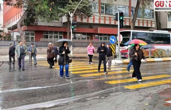 Edirne'de yağmur etkili oldu