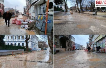 Edirne'nin vitrini çamur içinde: Kaleiçi'nde altyapı var, hizmet yok…