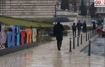 Edirne yağışlı havanın etkisine giriyor