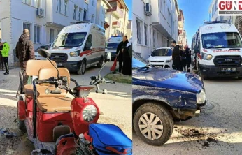 Elektrikli bisiklet kazası: 1'i kadın 2'si çocuk 3 yaralı