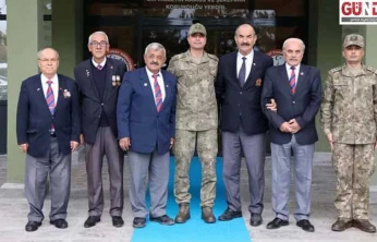 Gazilerden kahraman Mehmetçiklere muvaffakiyet dileği