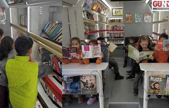 Gezici kütüphane kırsaldaki çocuklara okuma kapısı açıyor