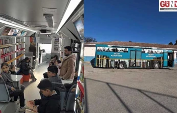 Gezici kütüphane köy okullarını kitapla buluşturuyor