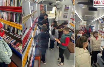 Gezici Kütüphane Tayakadın'da