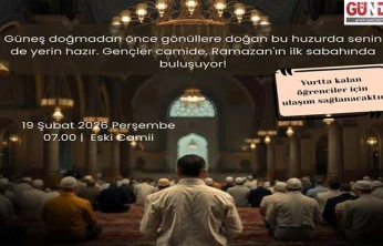 'Hoş Geldin Yâ Şehr-i Ramazan' çağrısıyla gençler Eski Cami'de