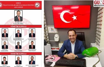 İnşaat Sanatkârları Esnaf Odası'nda Cenk Dilmeç Adaylığını Açıkladı