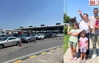 Kapıkule Sınır Kapısı'nda yoğunluk sürüyor