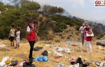 Keşan'da yangın mağdurlarına psikososyal destek