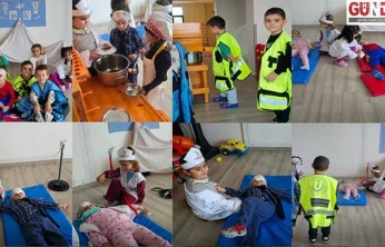 Kızılay'ın yardımseverlik ruhu çocuklarla buluştu