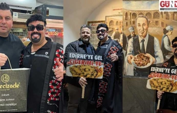 Kobra Murat, Edirne'nin markalarıyla buluştu