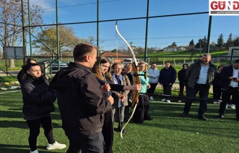 Lalapaşa'da öğrenciler geleneksel okçulukla tanıştı