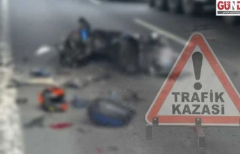 Motosikletlerin çarpıştığı kazada 1 kişi öldü