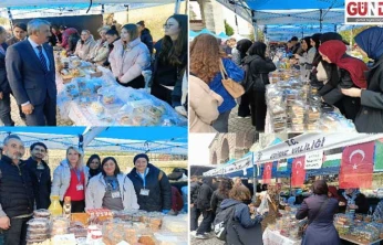 Öğrenciler Gazze için kermes düzenledi