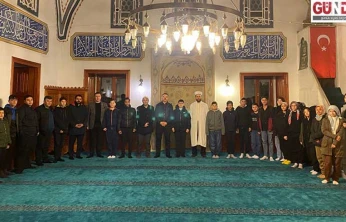 Öğrenciler sabah namazında buluştu