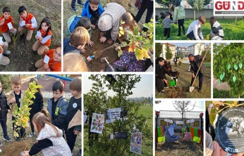 Öğrenciler yeşil vatan için bir araya geldi