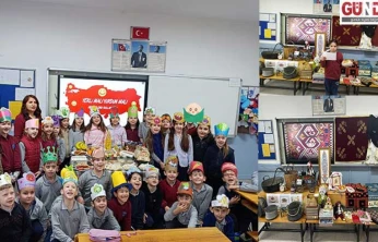 Öğrencilerden tasarruf ve kültür temalı sergi