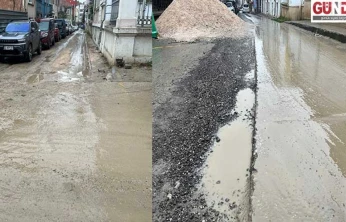 Sağanak Sonrası Cadde ve Sokaklar Çamur Deryası Haline Geldi