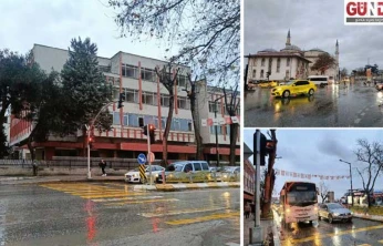 Sağanak yağış günlük yaşamı aksattı