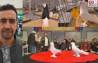 Şanlıdağ, 1200 güvercin ile