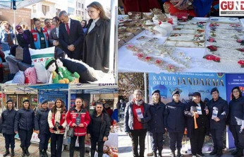 Saraçlar Caddesi'nde 25 Kasım İçin Güçlü Mesaj: 'Şiddete Karşı Birlikte Mücadele'