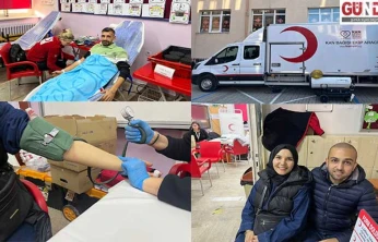 Şehit Asım İlkokulu'nda kan bağışı etkinliği