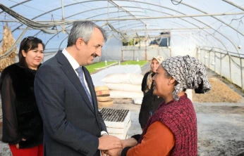 Sezer'den üreticilere ziyaret