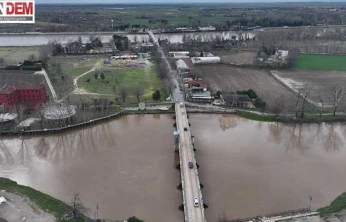 Son 2 günde Tunca Nehri'nin debisi 6, Meriç nehrinin debisi ise 3 kat arttı