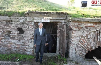 Tarihi Kıyık Tabya'da restorasyon çalışmaları başladı