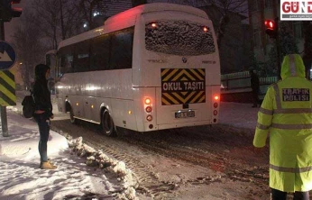 Taşımalı eğitime bir gün ara verildi