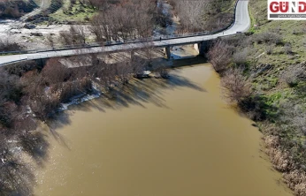 Teke Deresi yağışlarla yeniden akmaya başladı