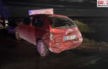 Tırla çarpışan otomobildeki 4 kişi yaralandı