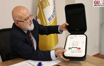 Trakya Üniversitesi'nde 11 noktaya ani kalp durmalarına karşı OED cihazları yerleştirildi