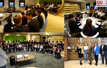 Yazar Aylin Aydın, TED'li öğrencilerle buluştu