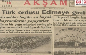 Yıllar süren işgalin sonu Edirne 25 Kasım'da kurtuldu