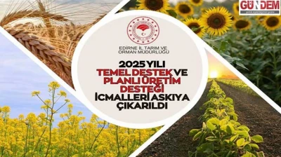 Çiftçileri ilgilendiren destek listeleri yayınlandı