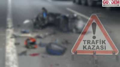 Motosikletlerin çarpıştığı kazada 1 kişi öldü