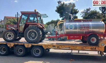 Çamlıca'ya yangın tankeri