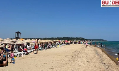 Deniz turizmi sevenler bayramı Saros sahillerinde geçiriyor