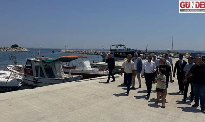 Edirne Valisi Sezer, İbrice Limanı'nda incelemelerde bulundu