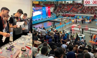 Edirneli gençler robotlarıyla yarıştı