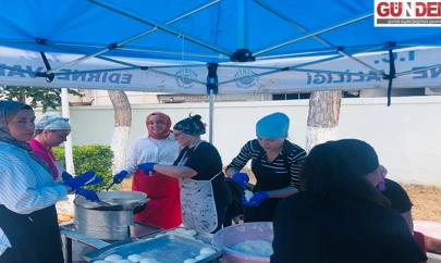 Lokma şenliğine vatandaşlardan yoğun ilgi