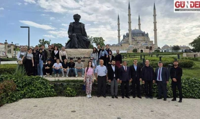 Ömer Seyfettin'in Memleketi Gönen'den öğrenciler Lalapaşa'yı ziyaret etti