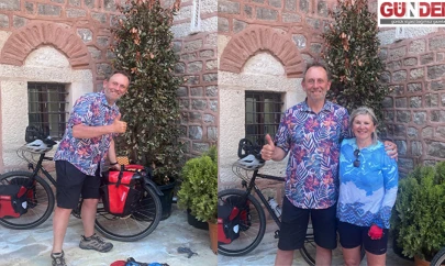 Pedal çevirerek dünyayı geziyorlar