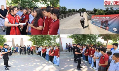 Polislerden öğrencilere uyarı 'Serinlemek için nehirlere girmeyin'