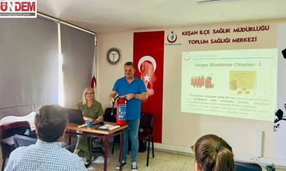 Sağlık personeline yönelik bilgilendirme eğitimi gerçekleştirildi.