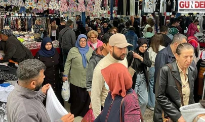 Soğuk hava alışveriş tutkusunu engelleyemedi
