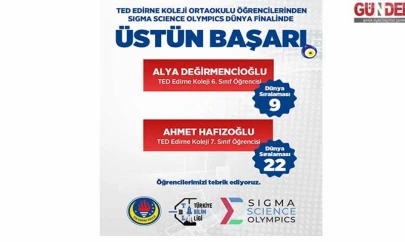 TED Edirne Kolejinden bir başarı daha