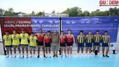 Uluslararası Meriç Kürek Yarışları'nda ikinci gün müsabakaları tamamlandı